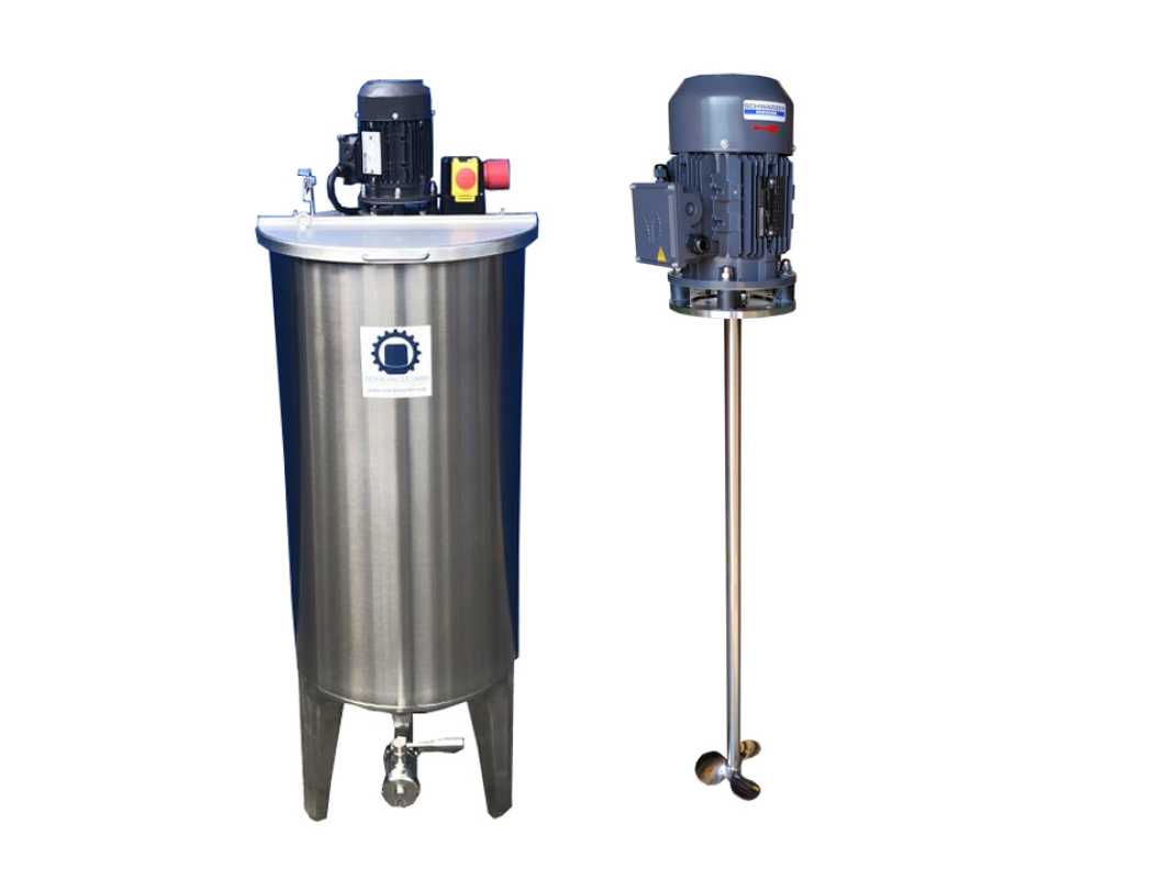 162L stainless steel mixing tank with propellermixer